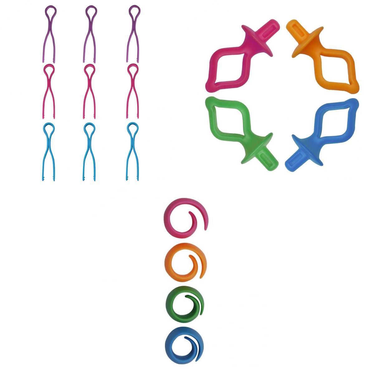 130pcs Mixed Bobbin Thread Holders Bobbin Buddies Spool Huggers Sewing Tools