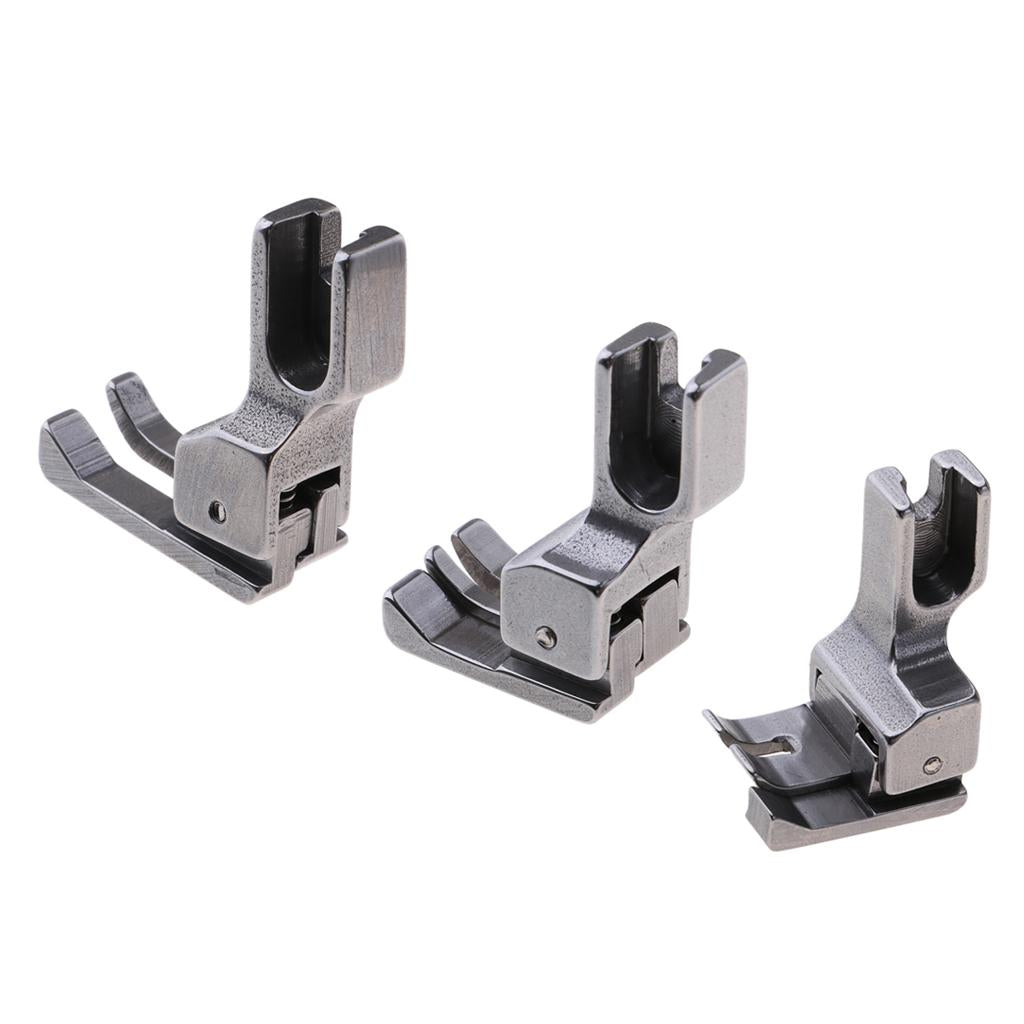 3x Right Edge Guide Compensating Presser Foot for Industrial Sewing Machine