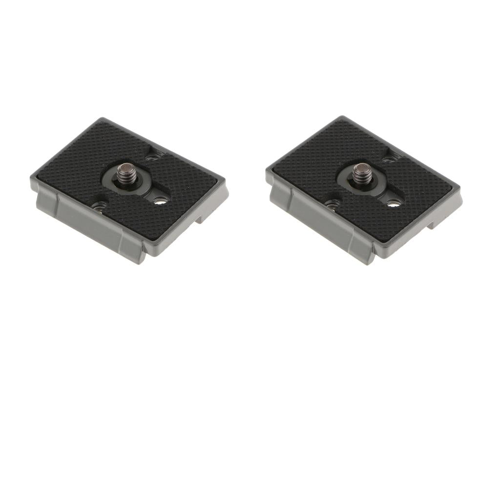 2 Packs Tripod Quick Release Plate for Manfrotto 200PL-14 496 RC2 Compatible