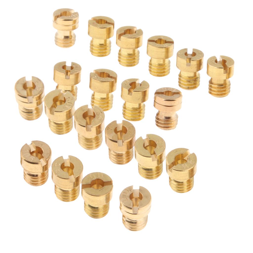 20pcs Carburetor Main Jet Kit for PWK 85 88 90 92 94 95..120 122 124
