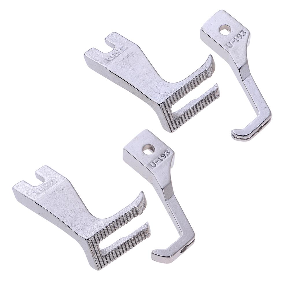 2pcs Universal Presser Feet Set for Industrial Sewing Machine Walking Foot
