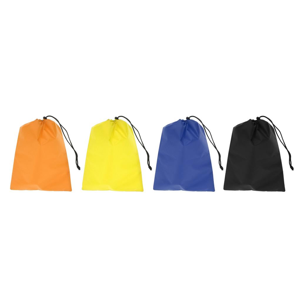 2Pcs Waterproof Drawstring Storage Bag Stuff Bag for Clothes Shoes 4 Colors
