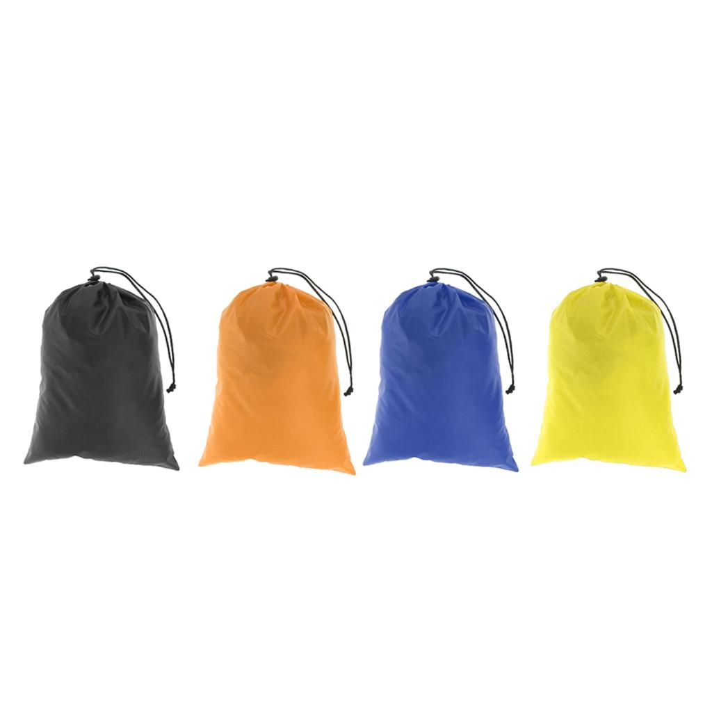 2Pcs Waterproof Drawstring Storage Bag Stuff Bag for Clothes Shoes 4 Colors