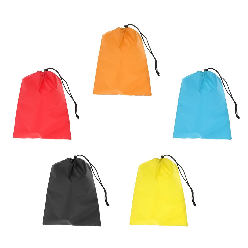 2Pcs Waterproof Drawstring Storage Bag Stuff Bag for Clothes Shoes 5 Colors