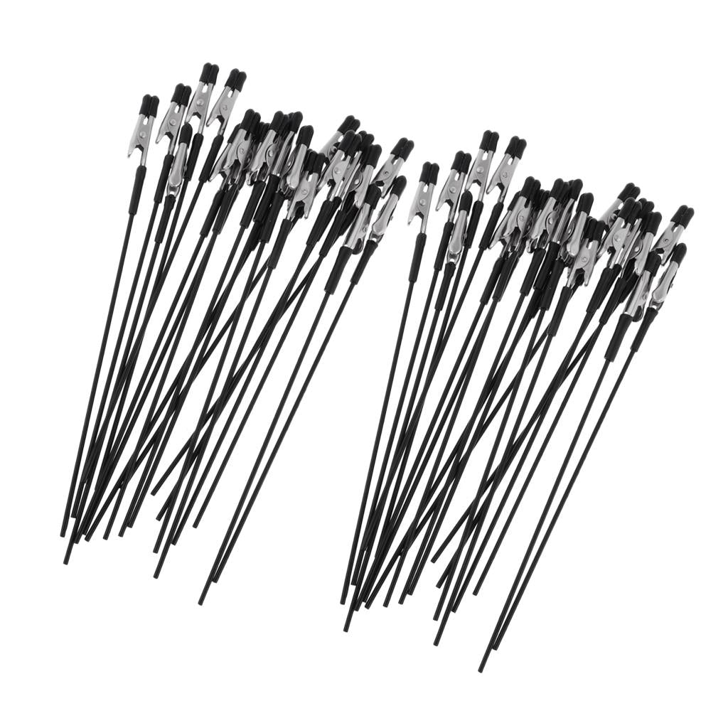40Pcs Airbrush Alligator Clip Model Color Inkjet Suit Tools Painting Sticks