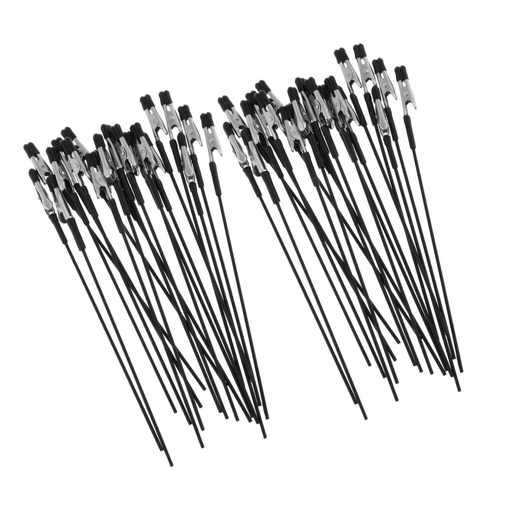 40Pcs Airbrush Alligator Clip Model Color Inkjet Suit Tools Painting Sticks