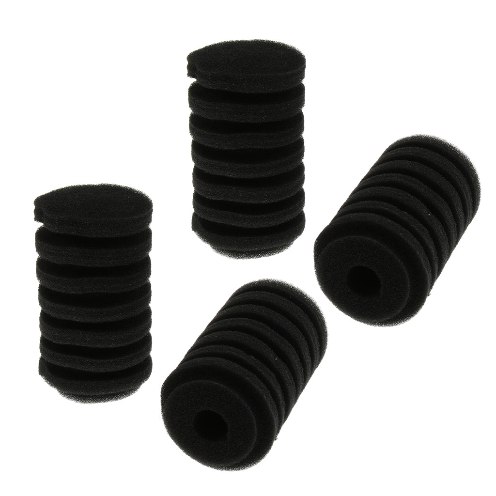 4pcs Cylinder Filter Foam Sponge Aquarium Fish Tank Water Filter Sponge S
