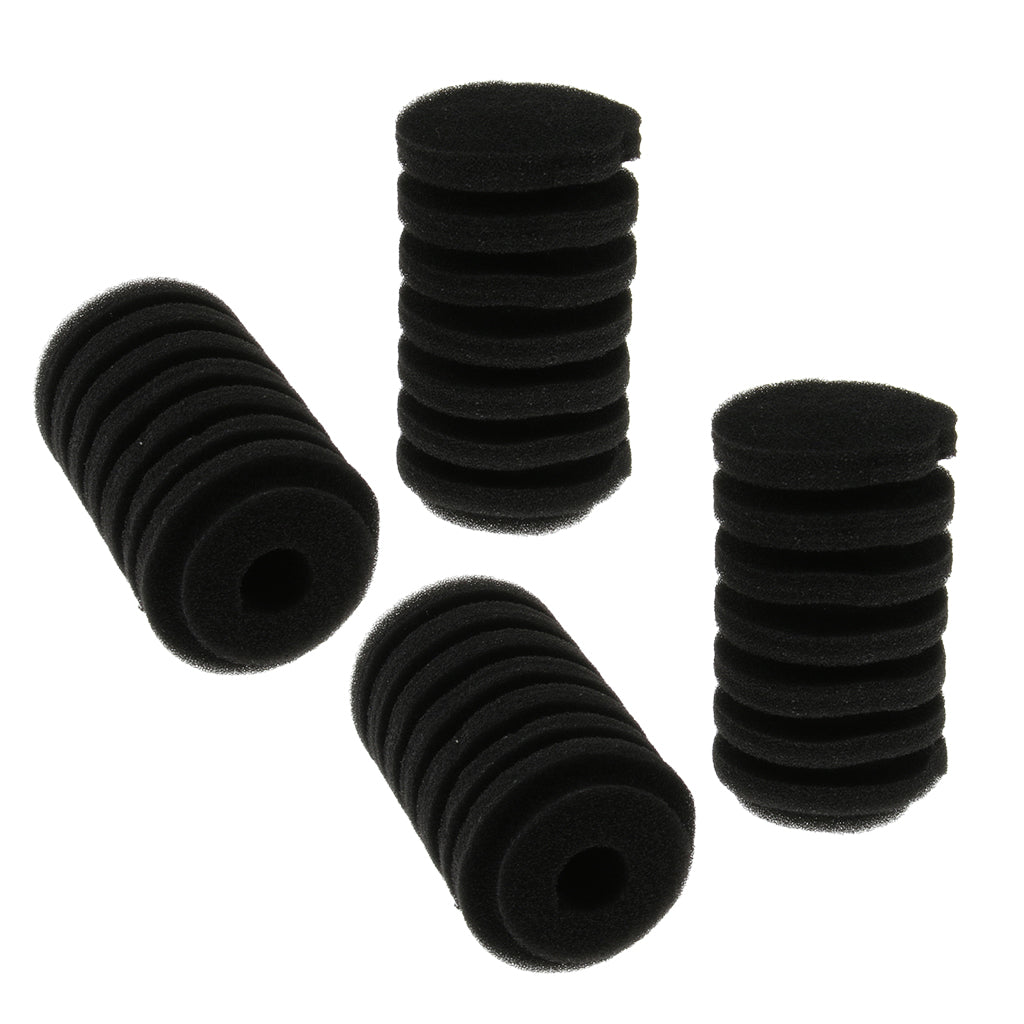 4pcs Cylinder Filter Foam Sponge Aquarium Fish Tank Water Filter Sponge S
