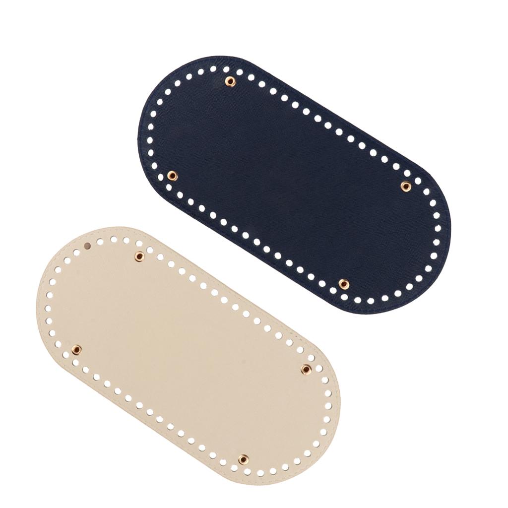 2 Pieces 60 Holes Bag Bottom Shaper Bag Cushion Pad for Hand-made DIY Bags
