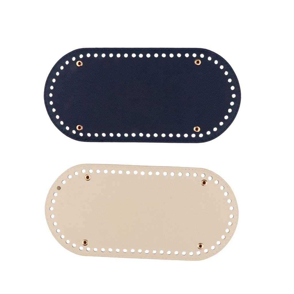 2 Pieces 60 Holes Bag Bottom Shaper Bag Cushion Pad for Hand-made DIY Bags