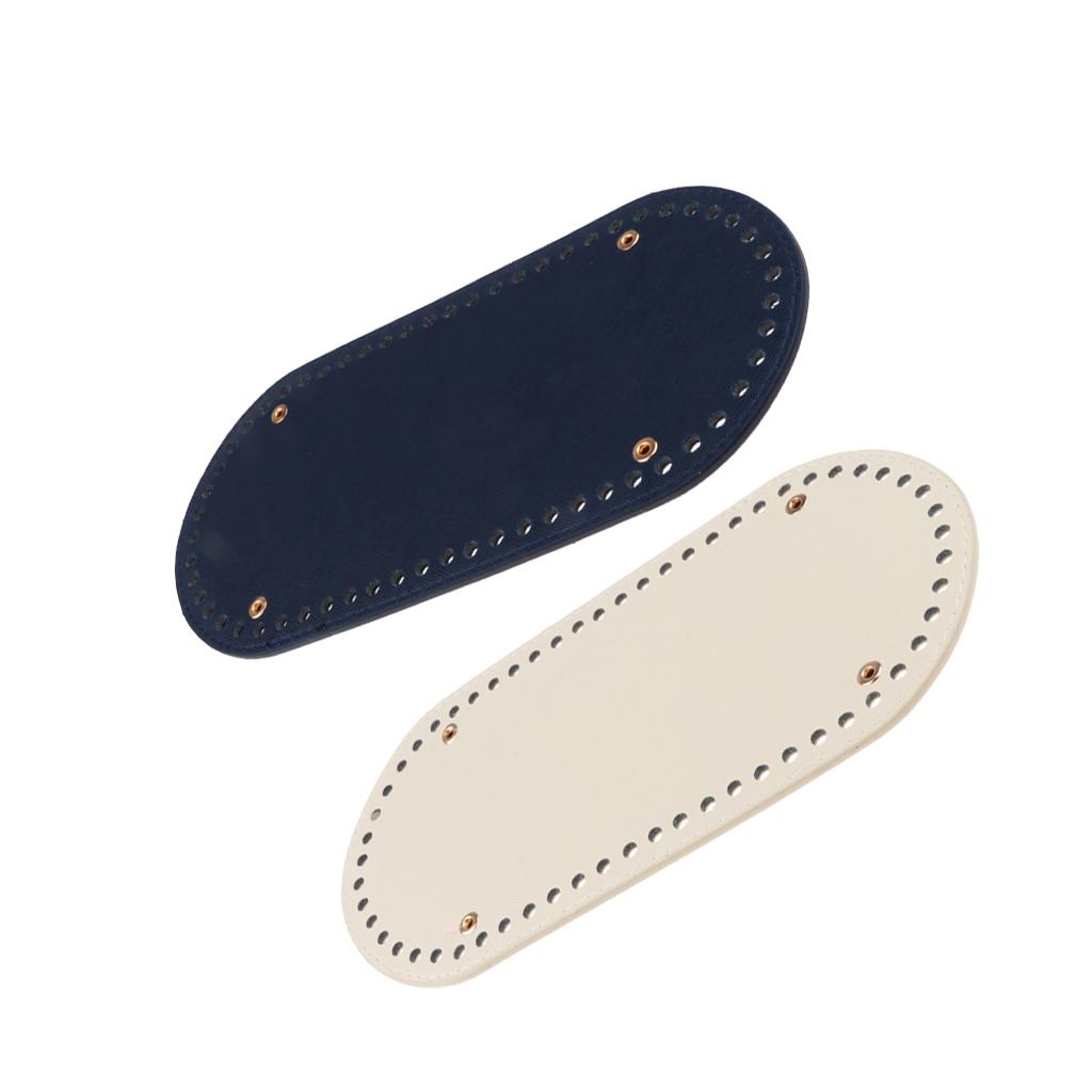 2 Pieces 60 Holes Bag Bottom Shaper Bag Cushion Pad for Hand-made DIY Bags
