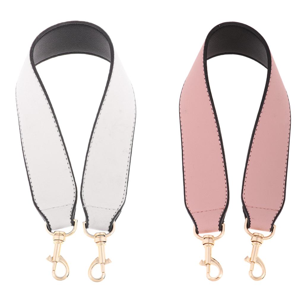 2x Wide Shoulder Bag Strap Replacement Removable Handbag Purse Tote Strap