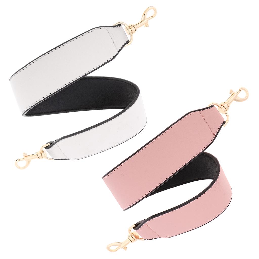 2x Wide Shoulder Bag Strap Replacement Removable Handbag Purse Tote Strap