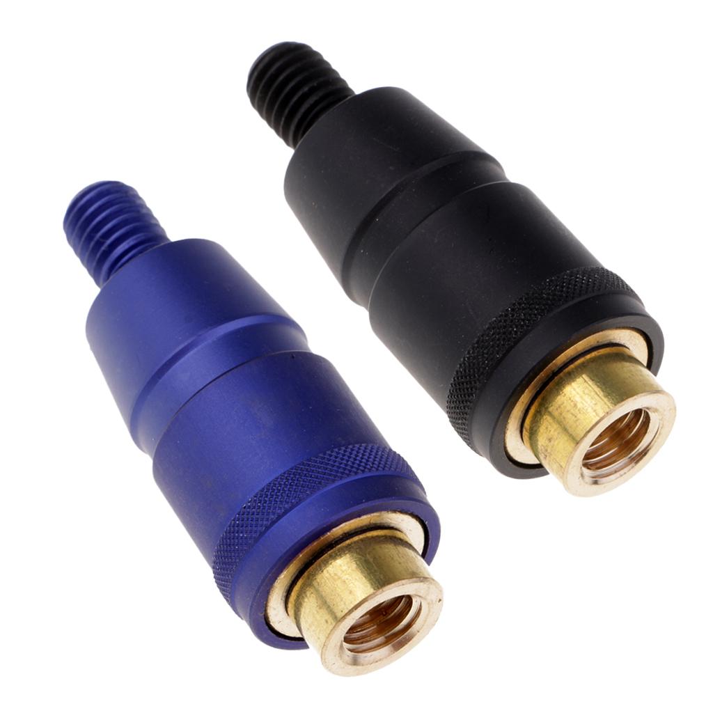 2pcs Fishing Landing Net Connector Head Screw Net Rod Quick Release Adapter