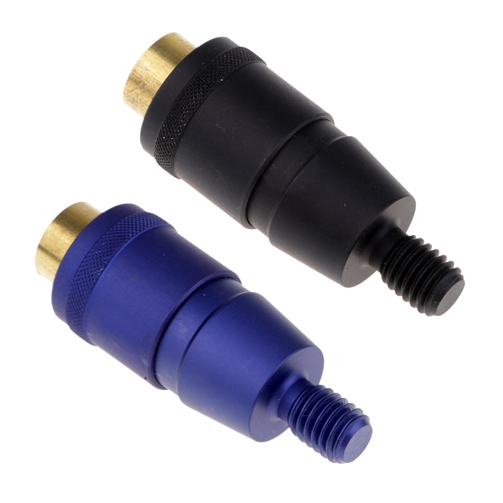 2pcs Fishing Landing Net Connector Head Screw Net Rod Quick Release Adapter