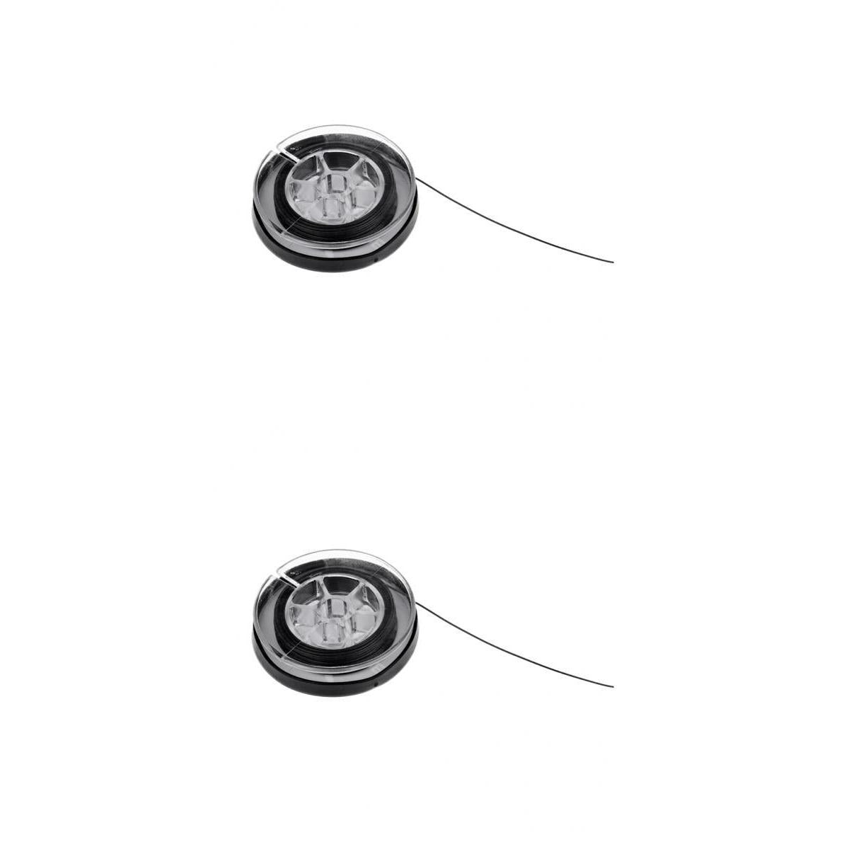 2 Rolls Carp Fishing Line Coated Hook Link Quick Sinking Braided Line