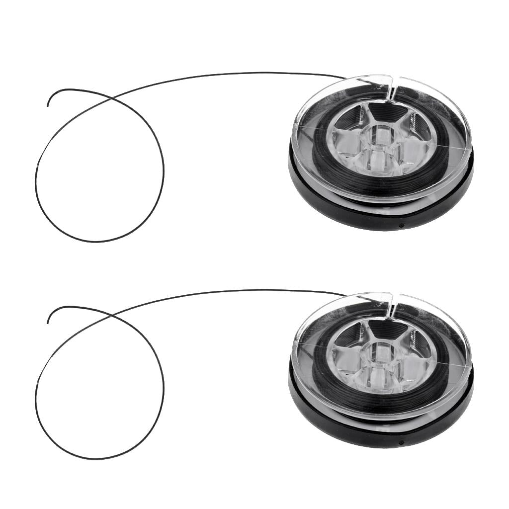 2 Rolls Carp Fishing Line Coated Hook Link Quick Sinking Braided Line
