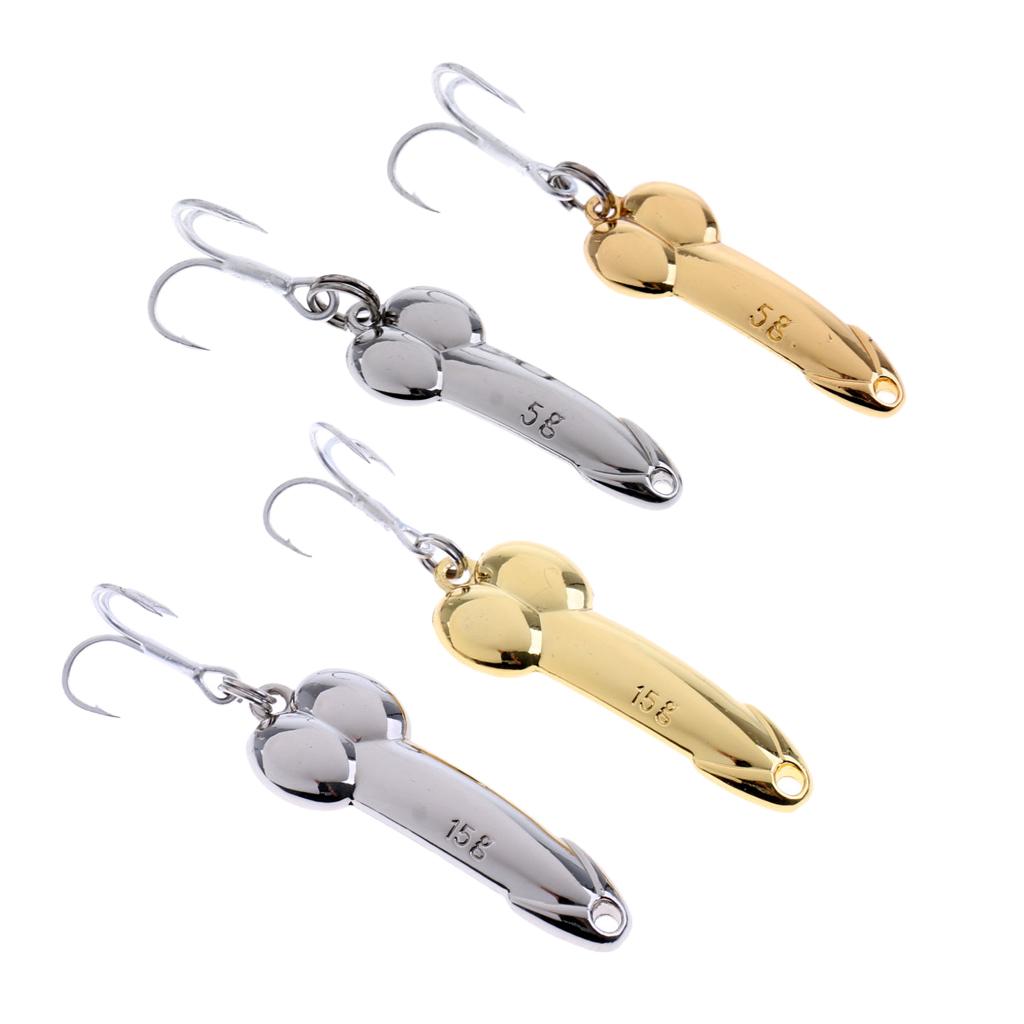 4pcs Spoon Fishing Lures Spinner Baits Metal Hard Sequins Lure Treble Hook