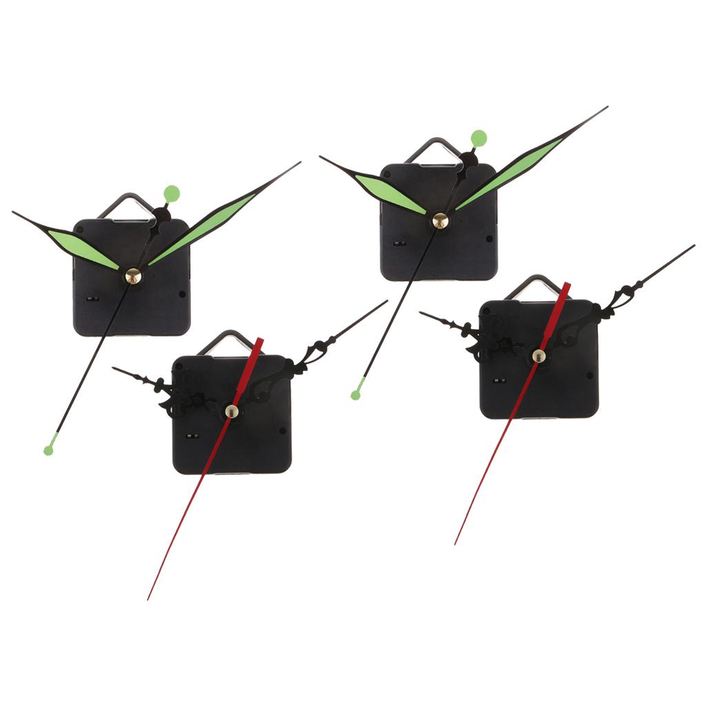 4 Set Movement with Pointer for Quartz Wall Clock Repair Replacement Mixed