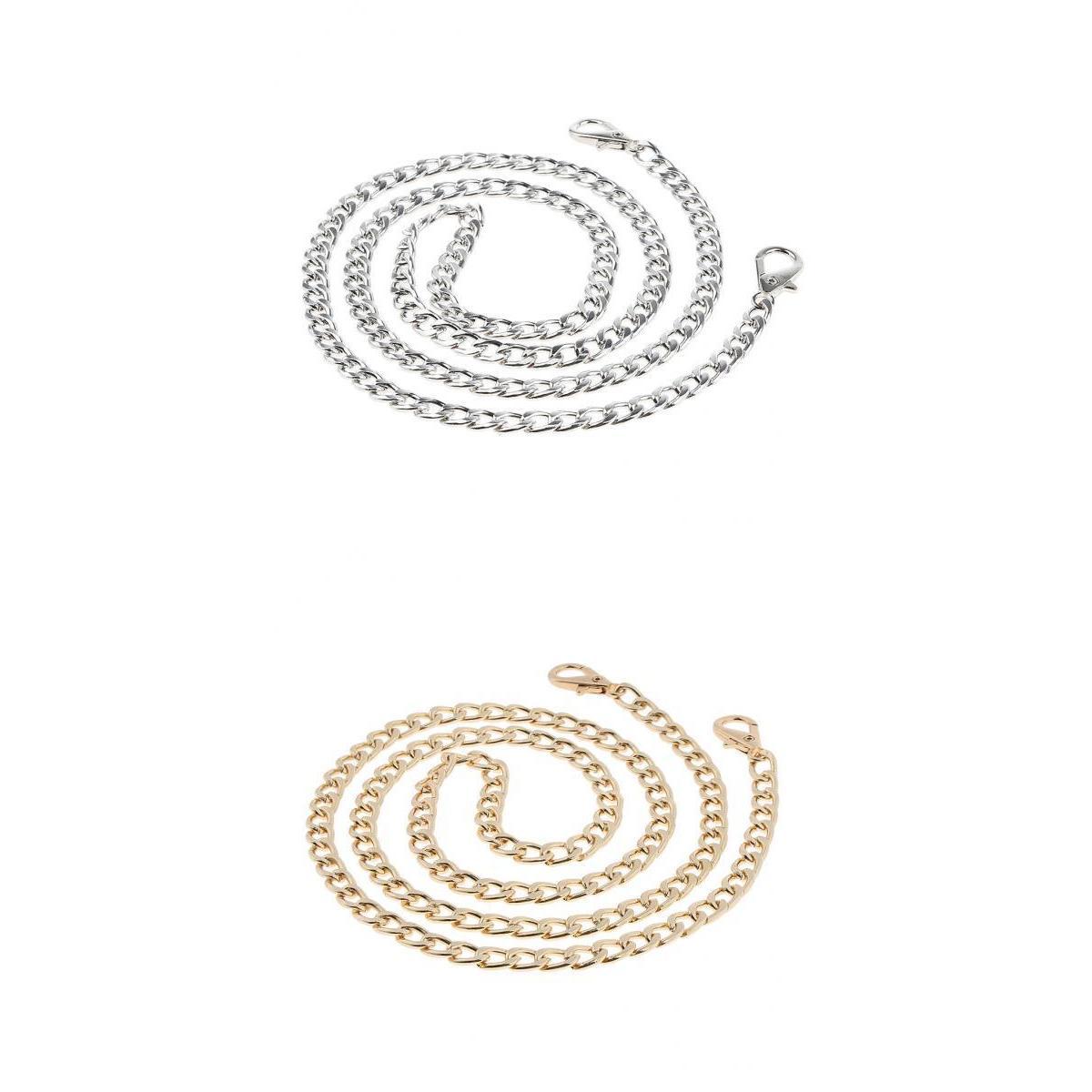 2x Replacement Chain Strap Purse Handbag Handle DIY Shoulder Bag Strap