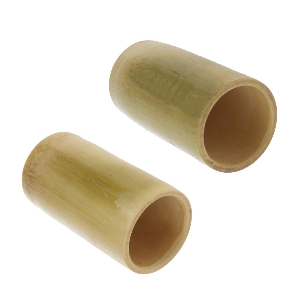2x Natural Bamboo Handmade Anti Cellulite Massage Vacuum Cupping Suction Cup