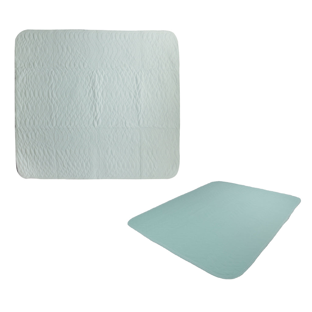 2pcs Washable Reusable Underpad Incontinence Pad Sheet Protect Green XS XL