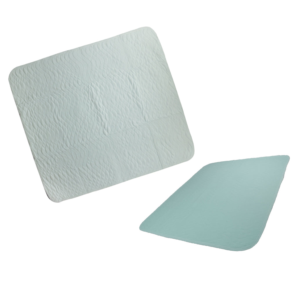 2pcs Washable Reusable Underpad Incontinence Pad Sheet Protect Green XS XL