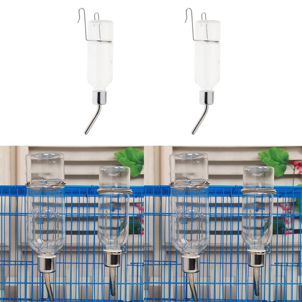 2x Pet Animal Automatic Drinking Fountain Bottle For Ferret Squirrel Mice