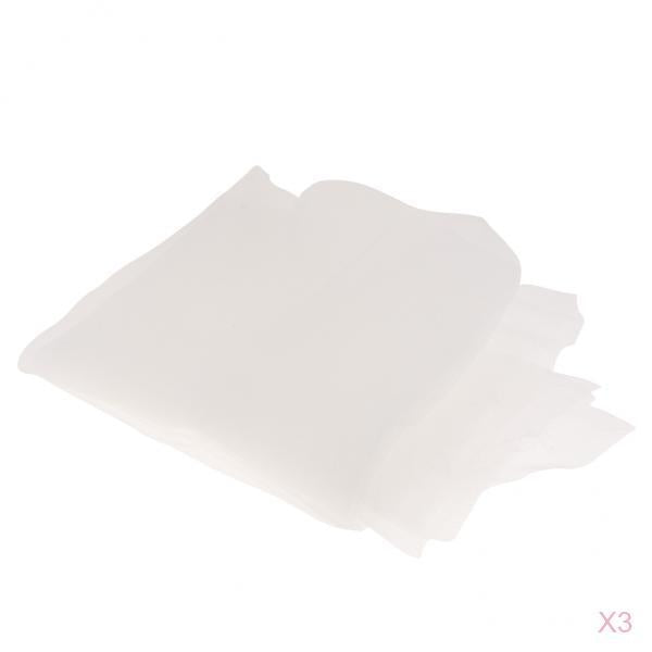 3x Silk Screen Printing Mesh Printmaking Polyester 145 x 100cm 80T