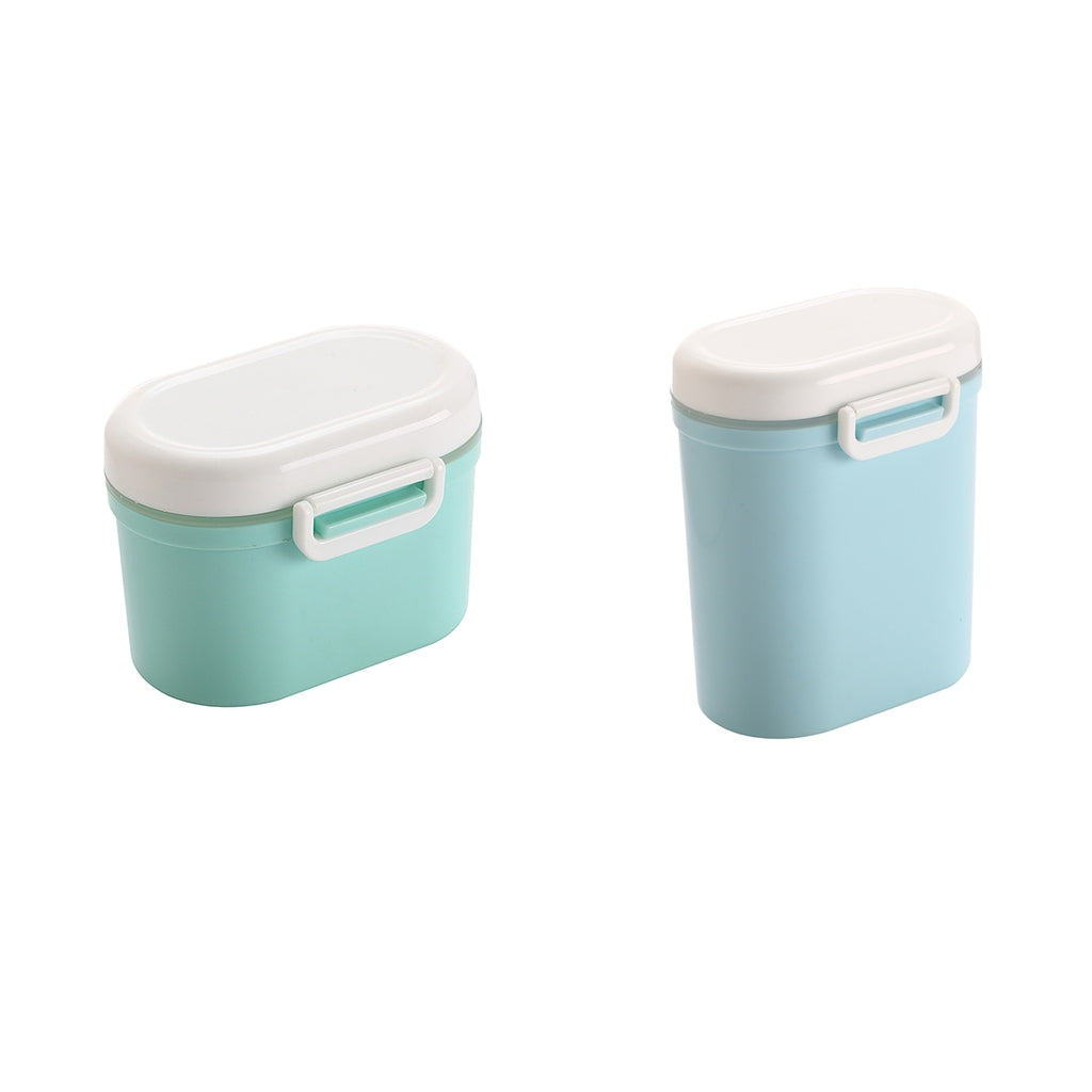 2Pieces Baby Milk Powder Container Formula Food Storage Dispenser Sealed