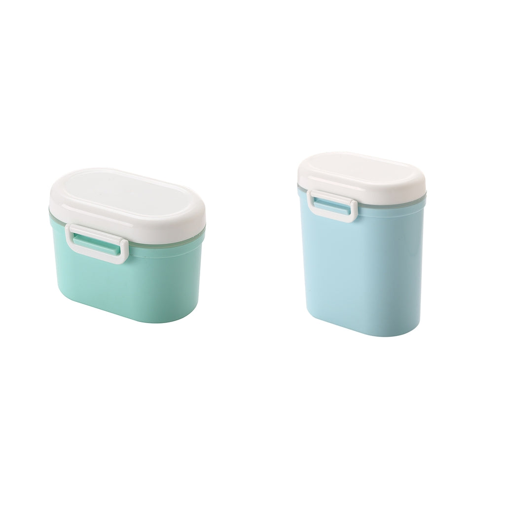 2Pieces Baby Milk Powder Container Formula Food Storage Dispenser Sealed