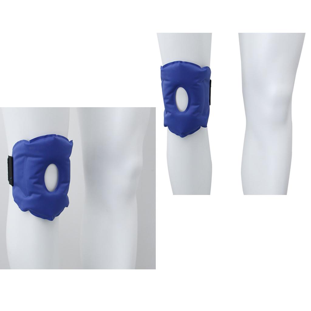 2X Knee Hot Pack Wrap Gel Ice Bag Cold Knee Brace with Strap Injury Swelling