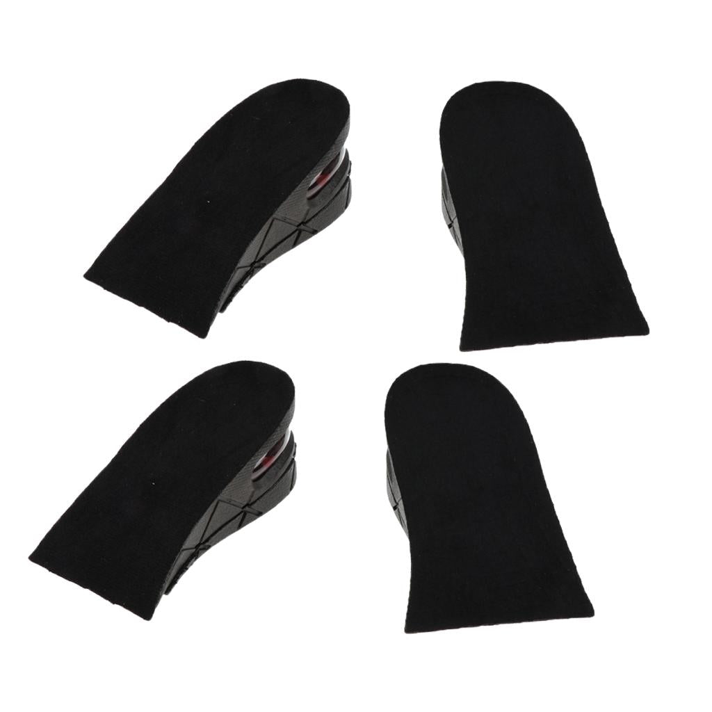 Adjustable Height Increase Insoles 2 Layer Elevator Shoes Heel lift Inserts