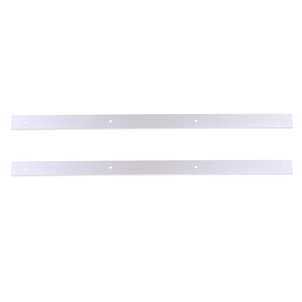 2pcs 600mm T-track Woodworking T-slot Miter Track Jig Fixture Router Table