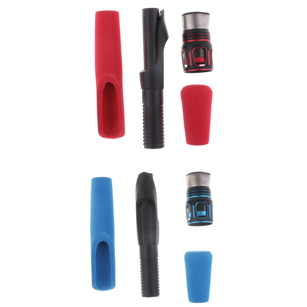 2 Set Tackle Split Grip Rod Handle Kit Fishing Rod Building