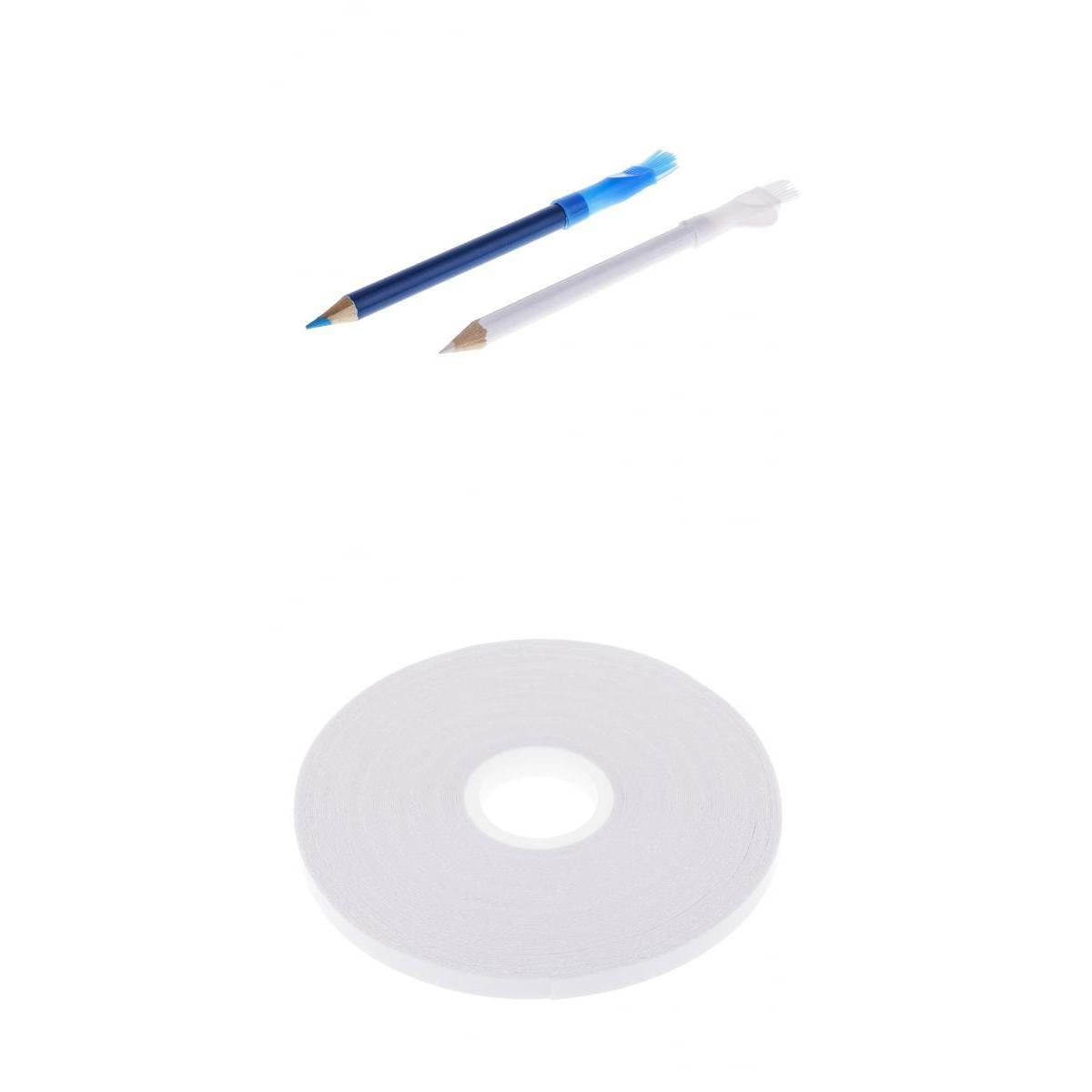 3Pcs Tailors Chalk Pen Pencil Double Sided Tape For Sewing Dressmaking Craft
