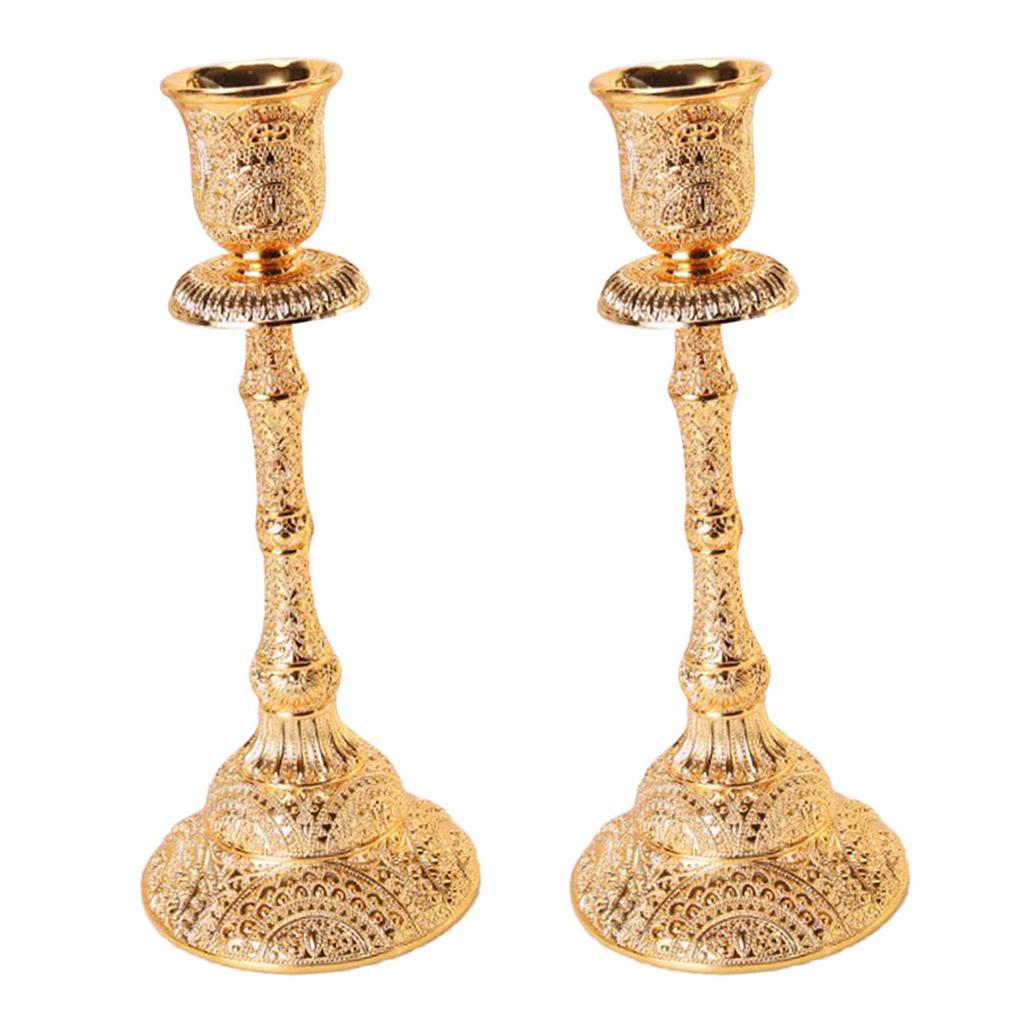 2pcs European Candelabra Candle Holder for Decoration 1 arm-19cm