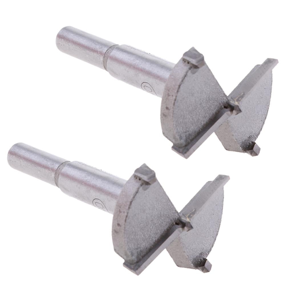 2x Forstner Bits Woodwork Boring Wood Cutter Drill Set Carbide 40mm