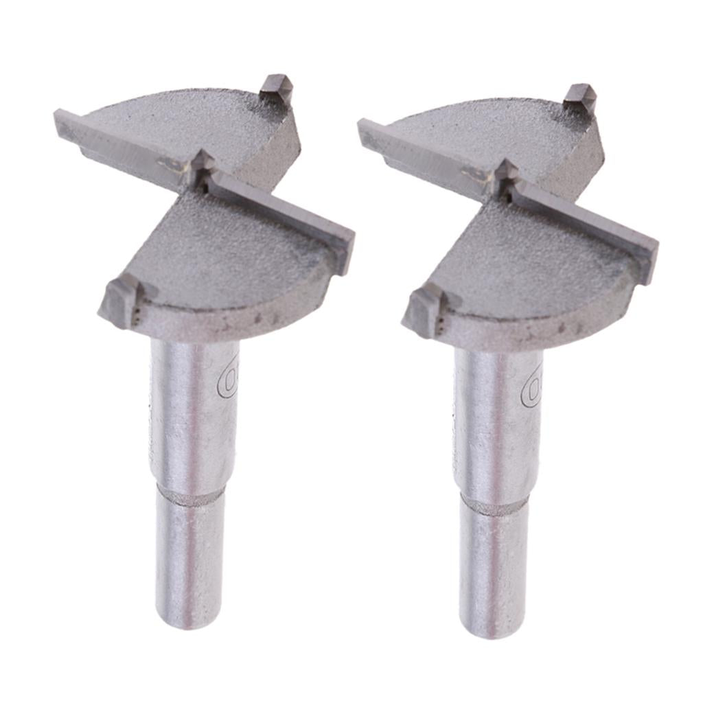 2x Forstner Bits Woodwork Boring Wood Cutter Drill Set Carbide 40mm
