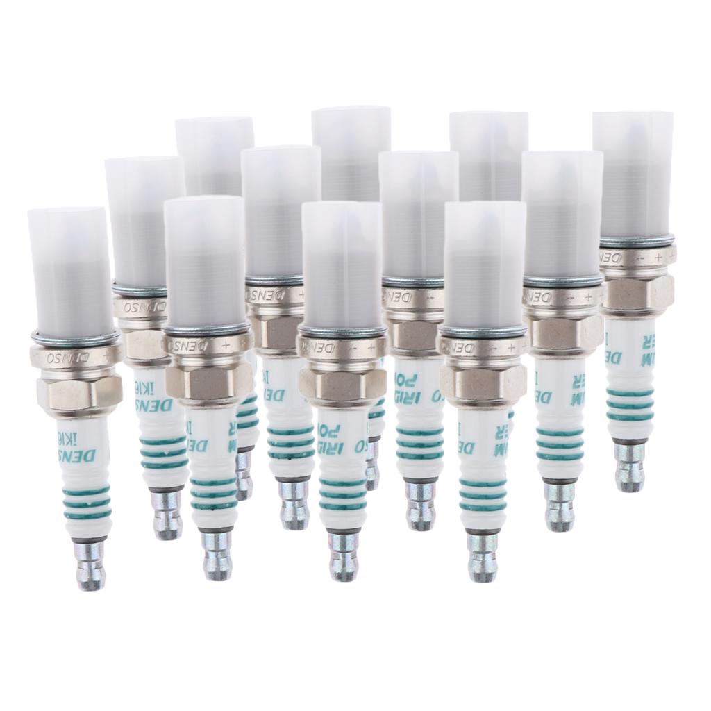 12 Pieces Car Iridium Power Spark Plug IK16 Fits for Honda