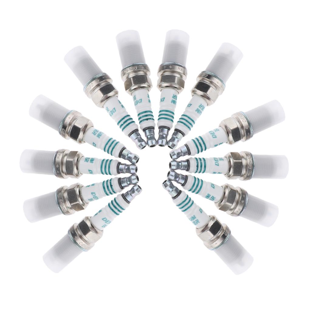 12 Pieces Car Iridium Power Spark Plug IK16 Fits for Honda
