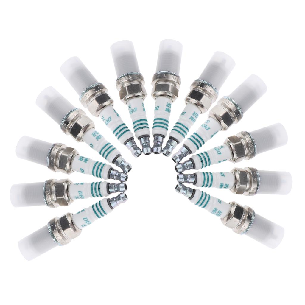 12 Pieces Car Iridium Power Spark Plug IK16 Fits for Honda
