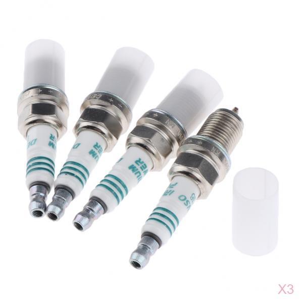 12 Pieces Car Iridium Power Spark Plug IK16 Fits for Honda