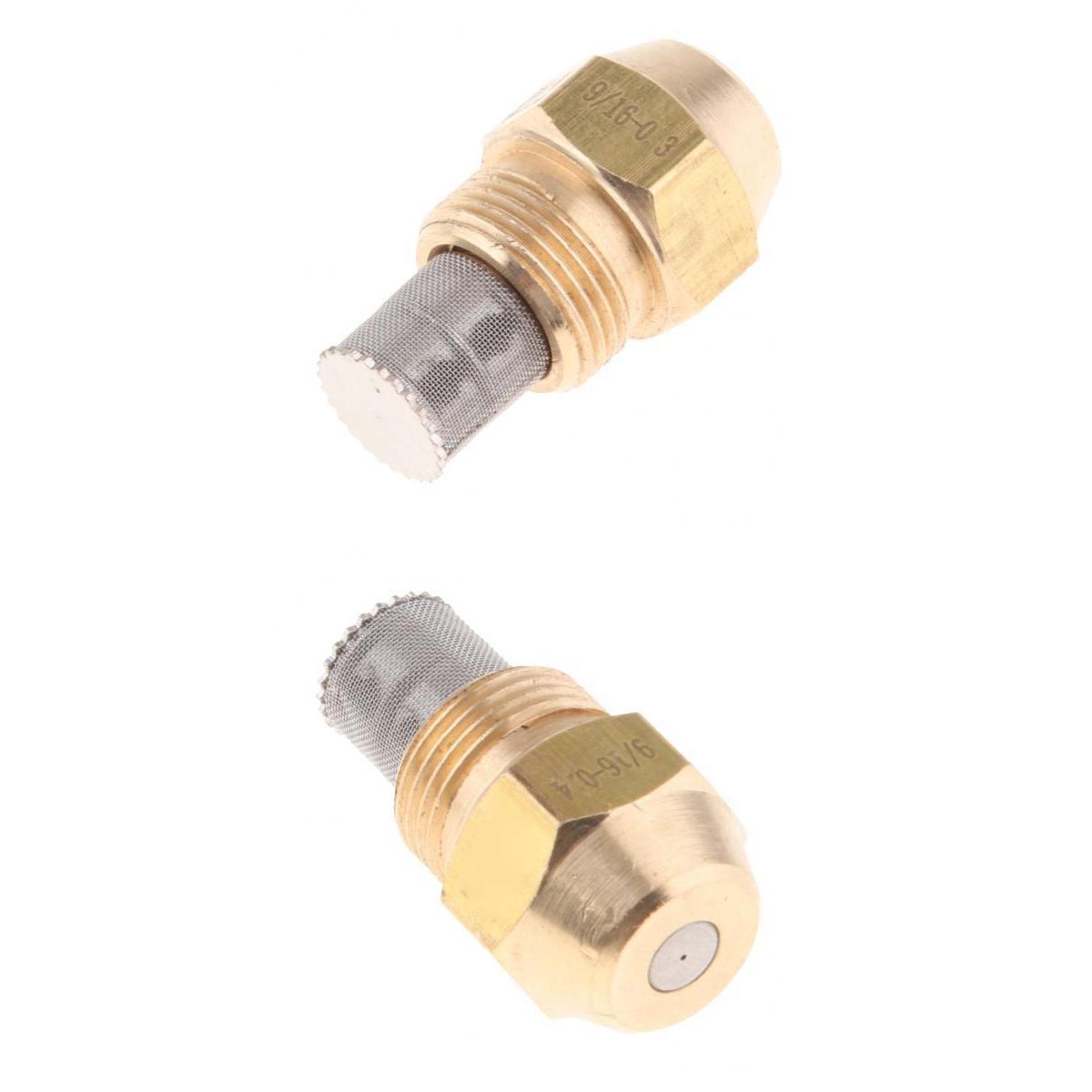 2 x Fuel Oil Furnace Burner Spray Nozzle 9/16 Inch External Thread Connect