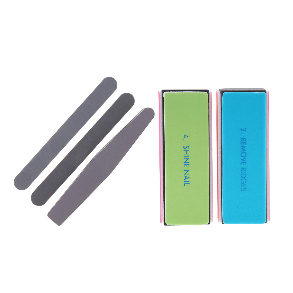 8 Pack Long File Grinding Sand Bar Burnishing Stick Model Polishing Tools