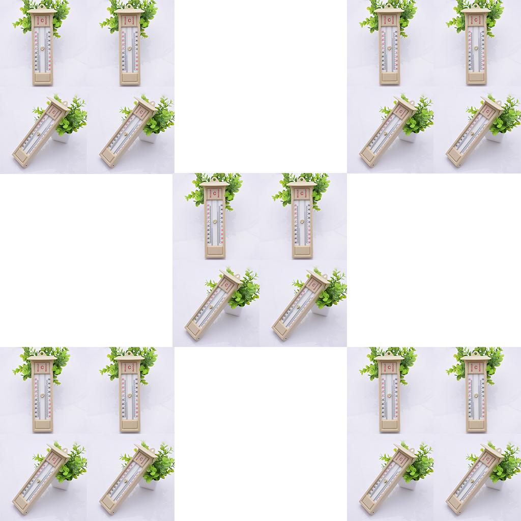 20pcs Wall Thermometer Indoor Outdoor Greenhouse Max Min Temperature Gauge