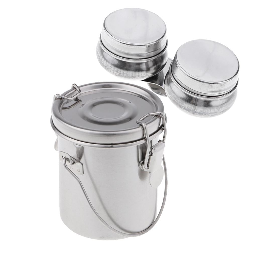 Artist Portable Brush Washer Stainless Steel Brush Cleaner Palette Cup Clip