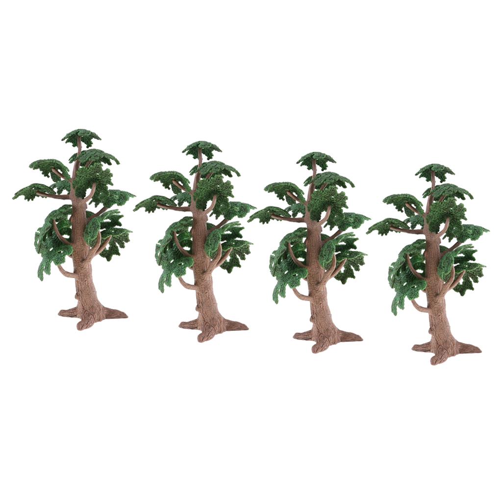24cm Pine Tree Model Ancient Cypress for Micro Landscape Diorama Scenery