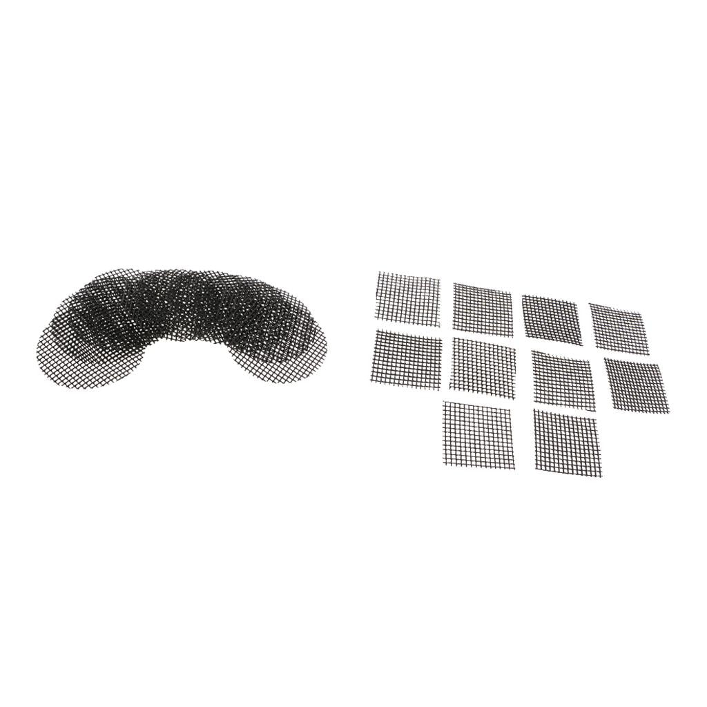 20pcs Plastic Drainage Mesh Sheet Bonsai Flowerpot Bottom Net Garden Care