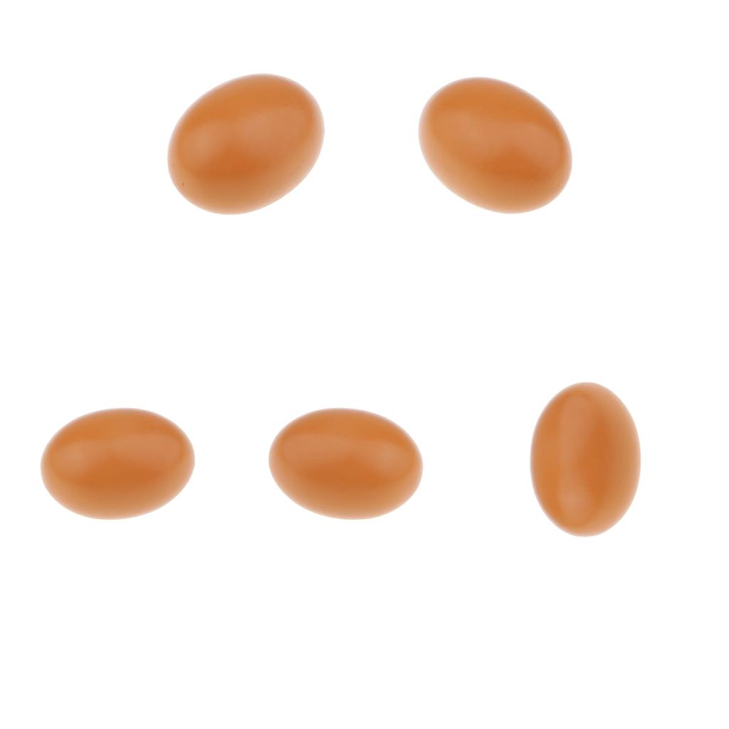 5 Pieces Solid Wood Easter Egg DIY Painting Easter Eggs Easter Party Favors